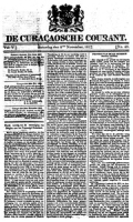 De Curacaosche Courant (8 November 1817)