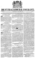 De Curacaosche Courant (11 April 1818)