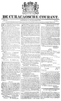 De Curacaosche Courant (3 October 1818)