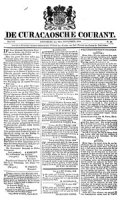 De Curacaosche Courant (7 November 1818)