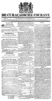 De Curacaosche Courant (1 September 1821)
