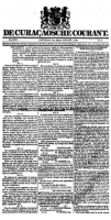 De Curacaosche Courant (22 Januari 1825)