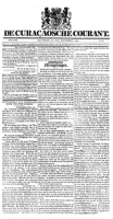 De Curacaosche Courant (19 November 1825)