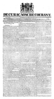 De Curacaosche Courant (27 Maart 1830)