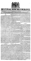 De Curacaosche Courant (1 Mei 1830)