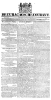 De Curacaosche Courant (13 November 1830)