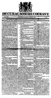 De Curacaosche Courant (22 October 1831)