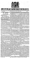De Curacaosche Courant (1 Juni 1844)
