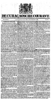 De Curacaosche Courant (27 December 1851)