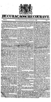 De Curacaosche Courant (24 Januari 1852)