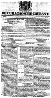 De Curacaosche Courant (24 April 1852)
