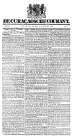 De Curacaosche Courant (20 November 1852)