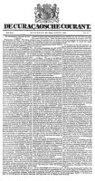 De Curacaosche Courant (23 April 1853)