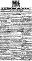 De Curacaosche Courant (26 April 1856)