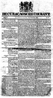 De Curacaosche Courant (6 December 1856)