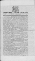 De Curacaosche Courant (13 Maart 1858)