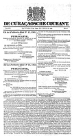 De Curacaosche Courant (21 November 1868)