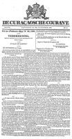 De Curacaosche Courant (6 November 1869)