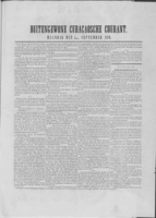 De Curacaosche Courant (5 September 1870)