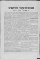 De Curacaosche Courant (24 October 1870)