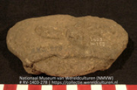 Gelaat (fragment) (Collectie Wereldculturen, RV-1403-278)
