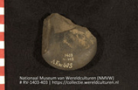 Bijl (fragment) (Collectie Wereldculturen, RV-1403-403)