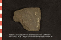 Bijl (fragment) (Collectie Wereldculturen, RV-1403-408)