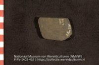 Bijl (fragment) (Collectie Wereldculturen, RV-1403-419)