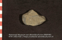 Bijl (fragment) (Collectie Wereldculturen, RV-1403-430)