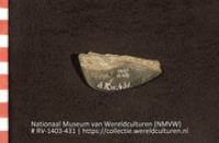 Bijl (fragment) (Collectie Wereldculturen, RV-1403-431)