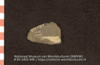 Bijl of beitel (Collectie Wereldculturen, RV-1403-448)