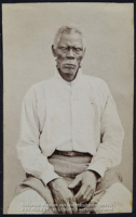 'Man uit Aruba' (Collectie Wereldculturen, RV-A53-4), Van Koolwijk, A.J. (Antonius Johannes) (1836-1913)