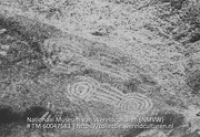 Patroon in de grond, mogelijk gevonden bij archeologische opgravingen (Collectie Wereldculturen, TM-60047583)