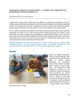 Increasing Parental Involvement – a unique collaboration of four Aruban UNESCO schools (3/3), Array