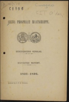 Beredeneerd verslag van de werking der naamlooze vennootschap Aruba Phosphaat Maatschappij, over het afgeloopen huishoudelyk jaar 1891-1892