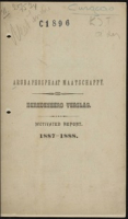 Beredeneerd verslag van de werking der naamlooze vennootschap Aruba Phosphaat Maatschappij, over het afgeloopen huishoudelyk jaar 1887-1888