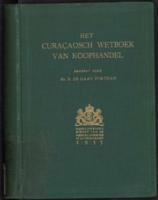Het Curacaosch Wetboek van Koophandel, zooals het is vastgesteld bij Koninklijk besluit van 13 Maart 1935 no. 28, Publicatieblad 1935, no. 52, met verwijzing naar de overeenkomstige artikelen van het