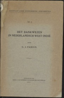 Het bankwezen in Nederlandsch West-Indie, Fabius, Gerhard Jan, 1877-1921